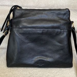 margot new york leather crossbody / messenger / shoulder bag